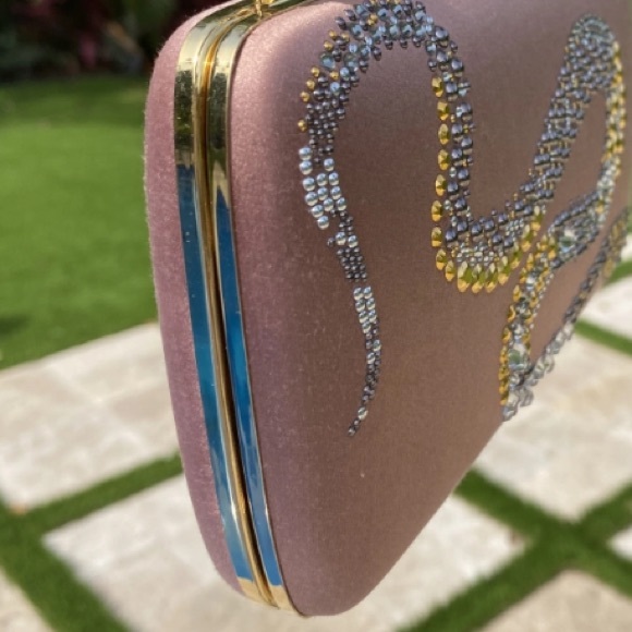 Roberto Cavalli Satin and Crystal Snake Crossbody - Picture 7 of 10